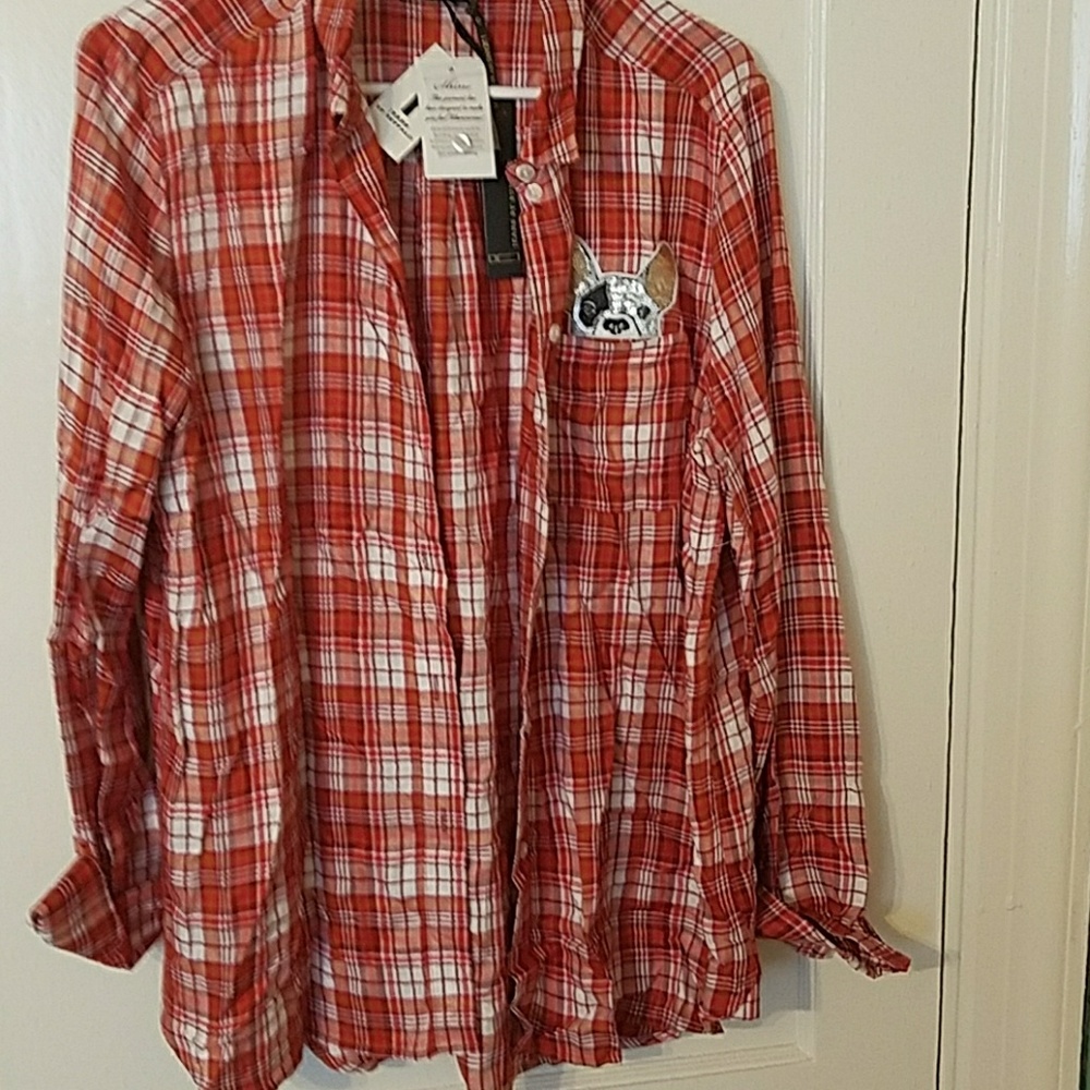 Flannel long sleeve shirt